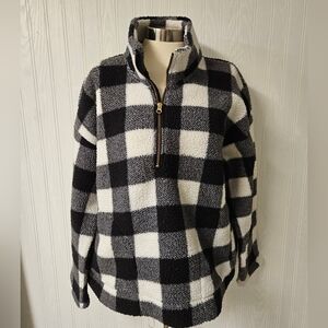 Old Navy Plaid Sherpa
